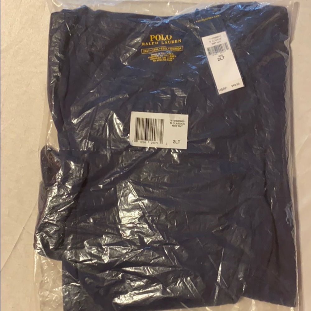 Long sleeve teeshirt Ralph Lauren polo 2xl  pocket